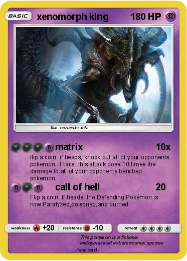 Pokemon xenomorph king