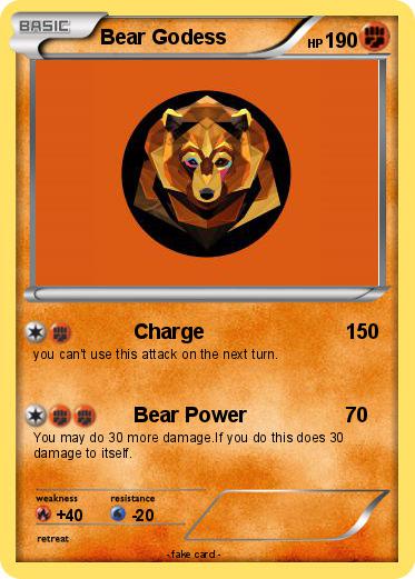 Pokemon Bear Godess