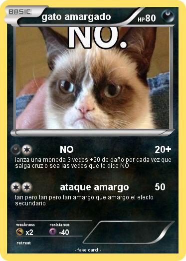Pokemon gato amargado
