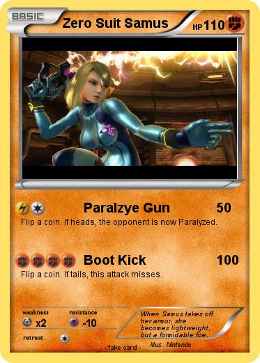 Pokemon Zero Suit Samus
