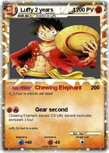Pokemon Luffy 2 years             1