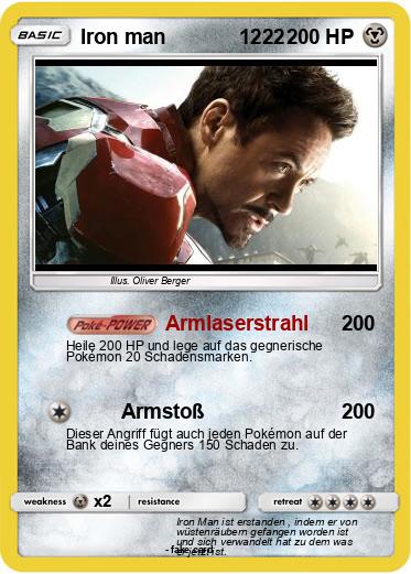 Pokemon Iron man             1222