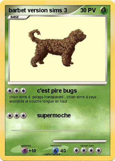 Pokemon barbet version sims 3