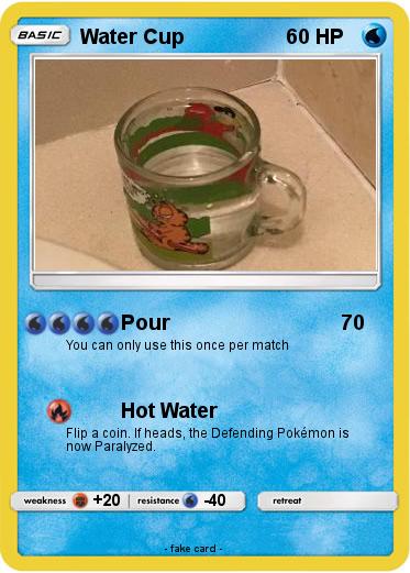 Pokemon Water Cup