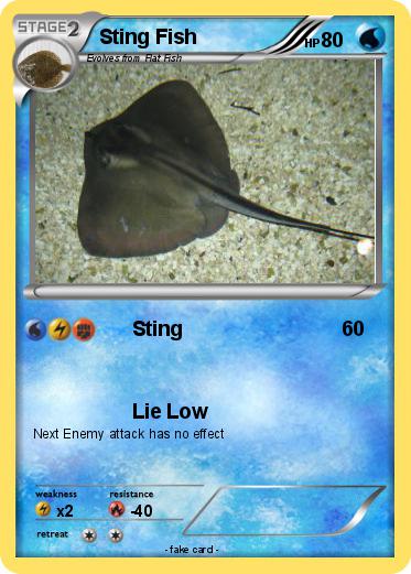 Pokemon Sting Fish