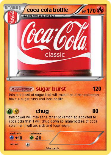 Pokemon coca cola bottle