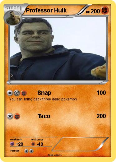 Pokemon Professor Hulk