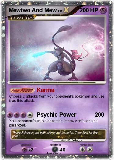 Pokemon Mewtwo And Mew