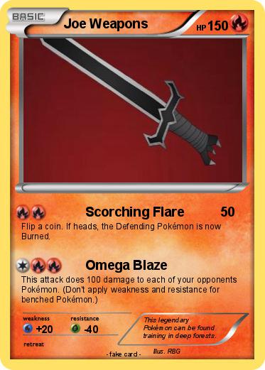 Pokemon Joe Weapons
