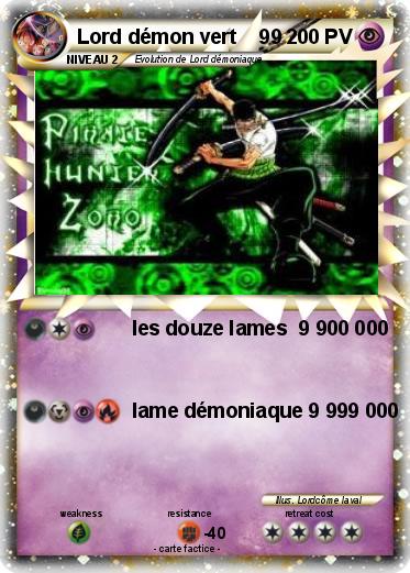 Pokemon Lord démon vert    99