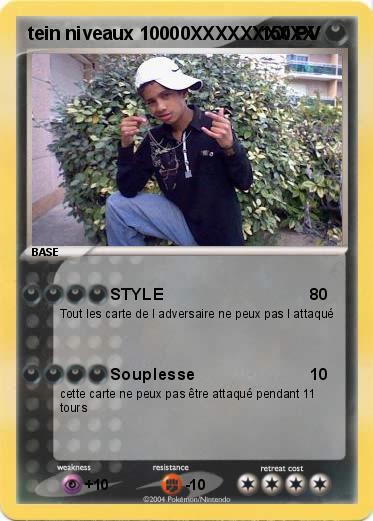 Pokemon tein niveaux 10000XXXXXXXXXX
