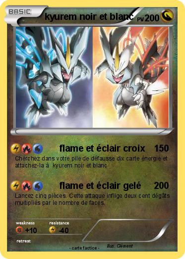 Pokemon kyurem noir et blanc