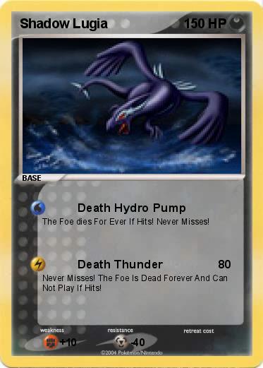 Pokemon Shadow Lugia