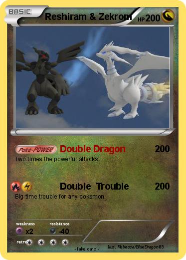 Pokemon Reshiram & Zekrom