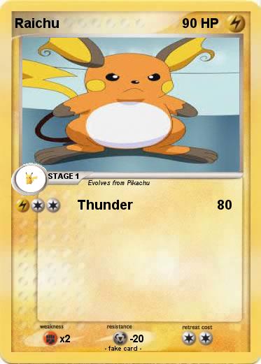 Pokemon Raichu