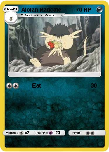 Pokemon Alolan Raticate