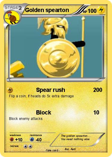 Pokemon Golden spearton