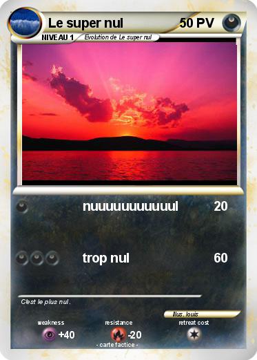 Pokemon Le super nul