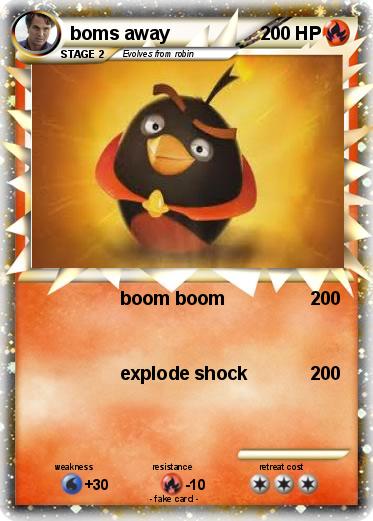 Pokemon boms away