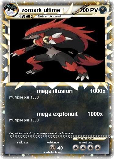 Pokemon zoroark ultime