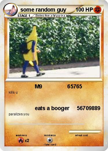 Pokemon some random guy