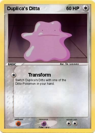 Pokemon Duplica's Ditta