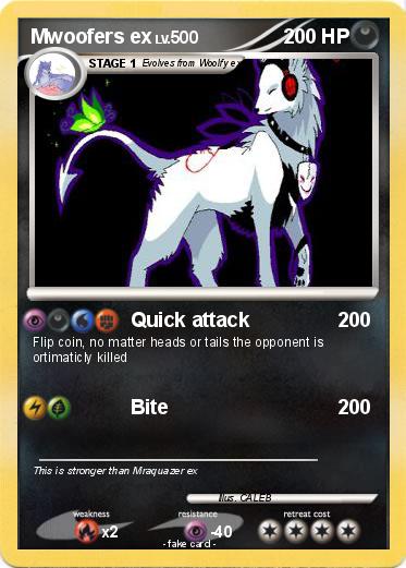 Pokemon Mwoofers ex
