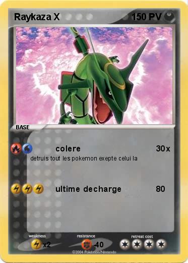 Pokemon Raykaza X