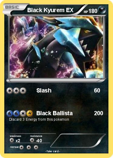 Pokemon Black Kyurem EX