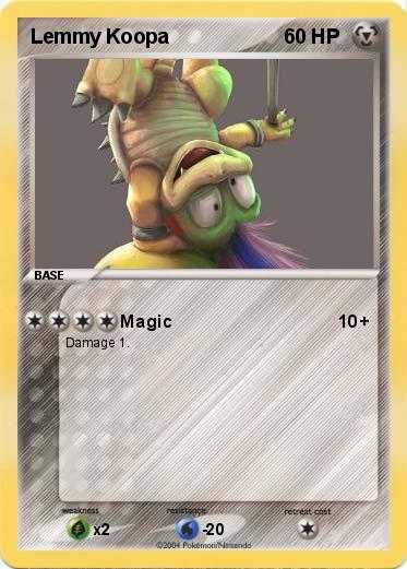 Pokemon Lemmy Koopa