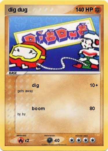 Pokemon dig dug