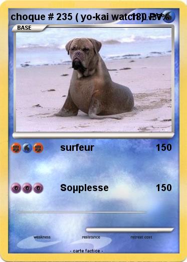 Pokemon choque # 235 ( yo-kai watch )