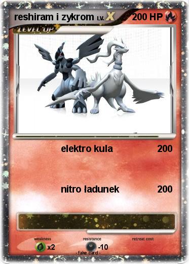Pokemon reshiram i zykrom