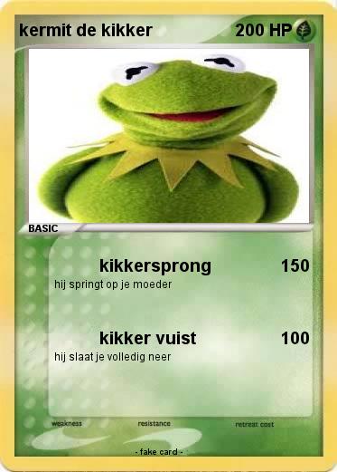 Pokemon kermit de kikker