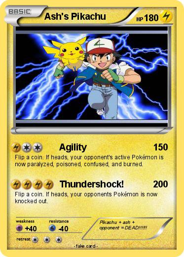 Pokemon Ash's Pikachu