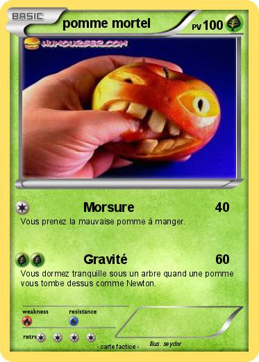Pokemon pomme mortel