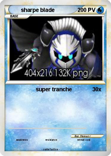 Pokemon sharpe blade