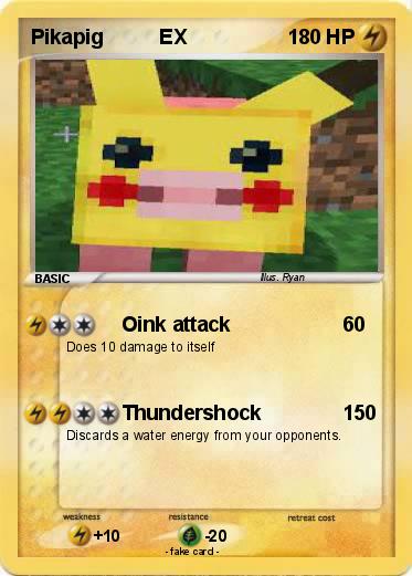 Pokemon Pikapig          EX
