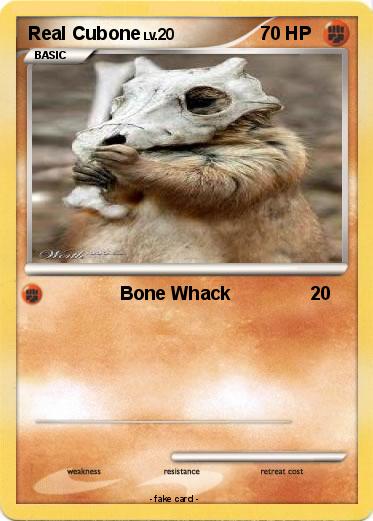 Pokemon Real Cubone