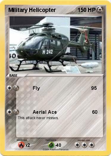 Pokemon Military Helicopter