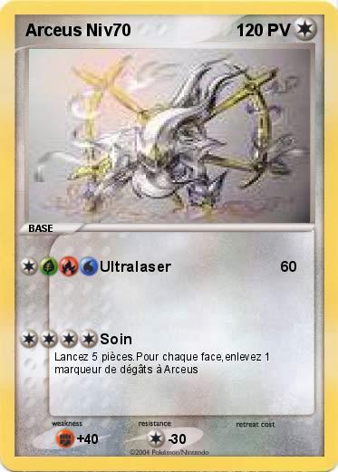 Pokemon Arceus Niv70