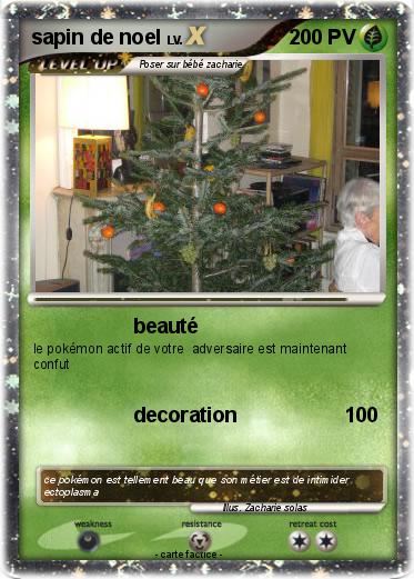 Pokemon sapin de noel
