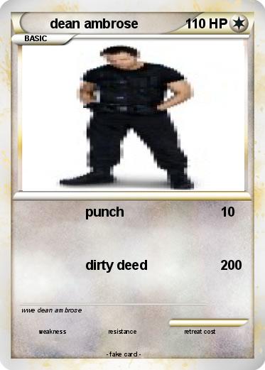 Pokemon dean ambrose