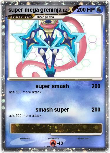Pokemon super mega greninja