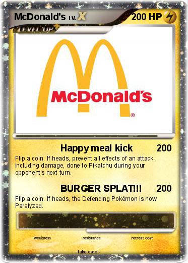 Pokemon McDonald's