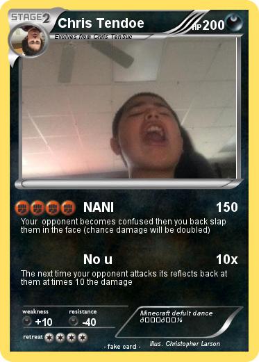 Pokemon Chris Tendoe