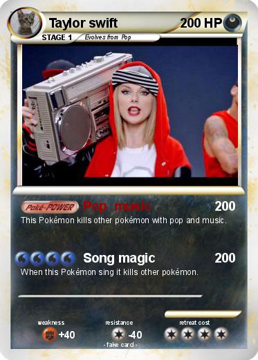 Pokemon Taylor swift