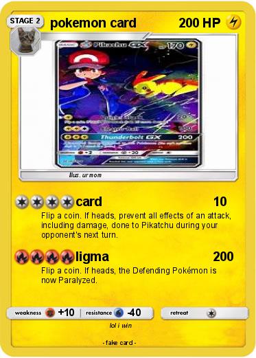 Pokemon pokemon card