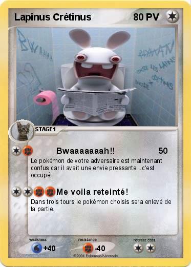 Pokemon Lapinus Crétinus