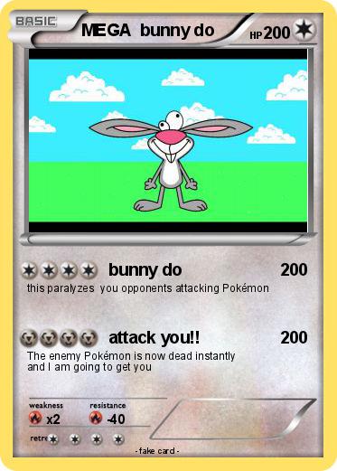 Pokemon MEGA  bunny do